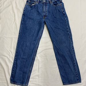 Blue Levi Strauss 550 Mens Jeans, 36x32, Large, Relaxed Fit